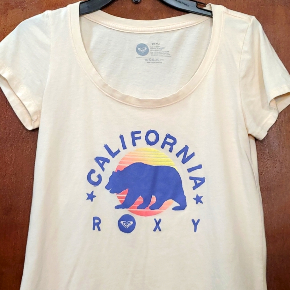 Roxy California bear t-shirt